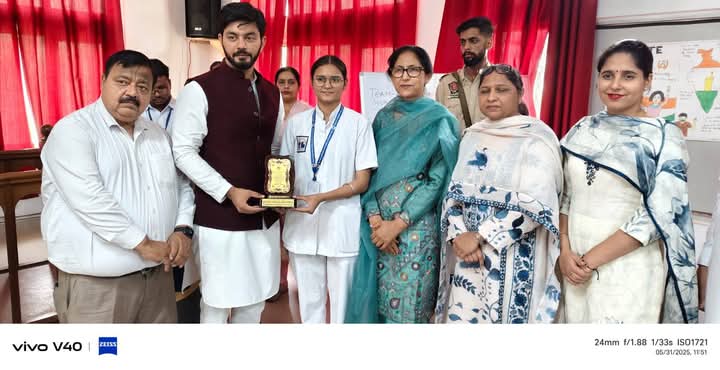 No Tobacco Day celebrated at Rayat Bahra Institute of Nursing.